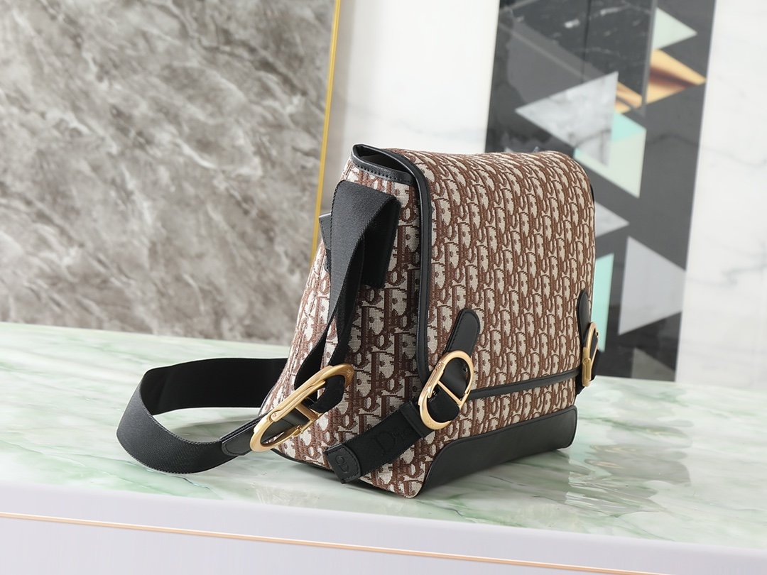 [DIOR] 디올 제트 미디엄 오블리크 자카드 메신저백