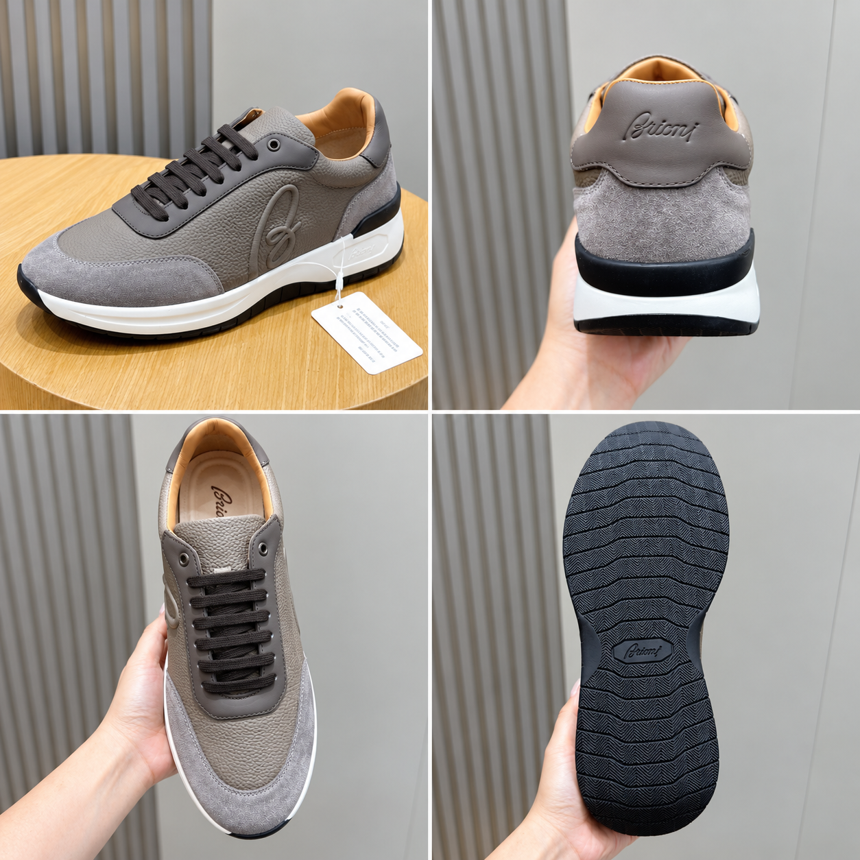 [BRIONI] 브리오니 Crossing 남성 캐주얼 스니커즈