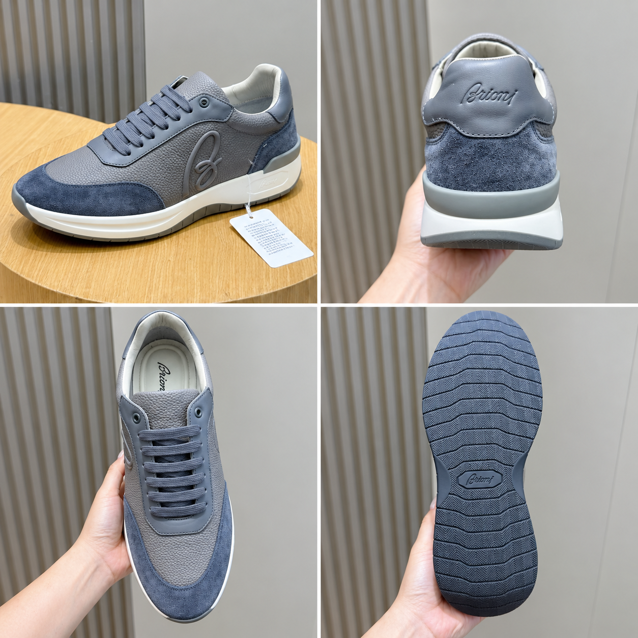 [BRIONI] 브리오니 Crossing 남성 캐주얼 스니커즈