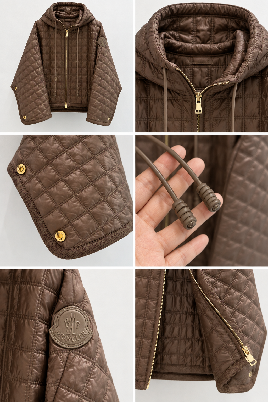 [MONCLER] 몽클레르 경량 퀼팅 후드 재킷