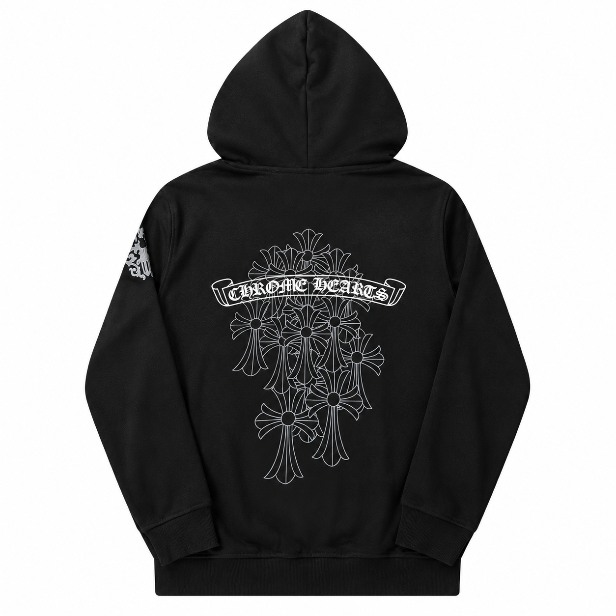 [CHROME HEARTS] 크롬하츠 산스크리트 크로스 후드 집업