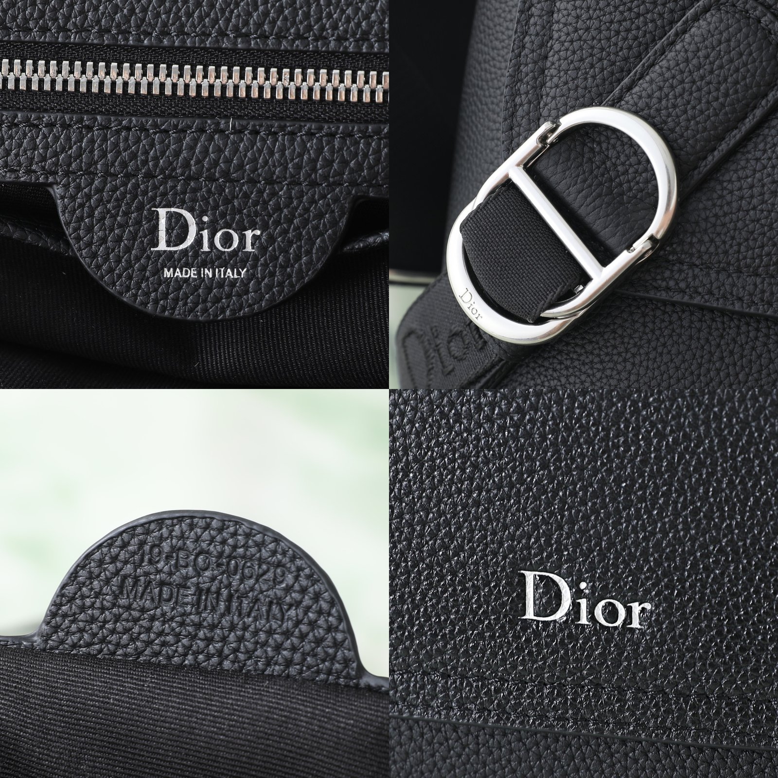 [DIOR] 디올 제트 미디엄 레더 메신저백 블랙