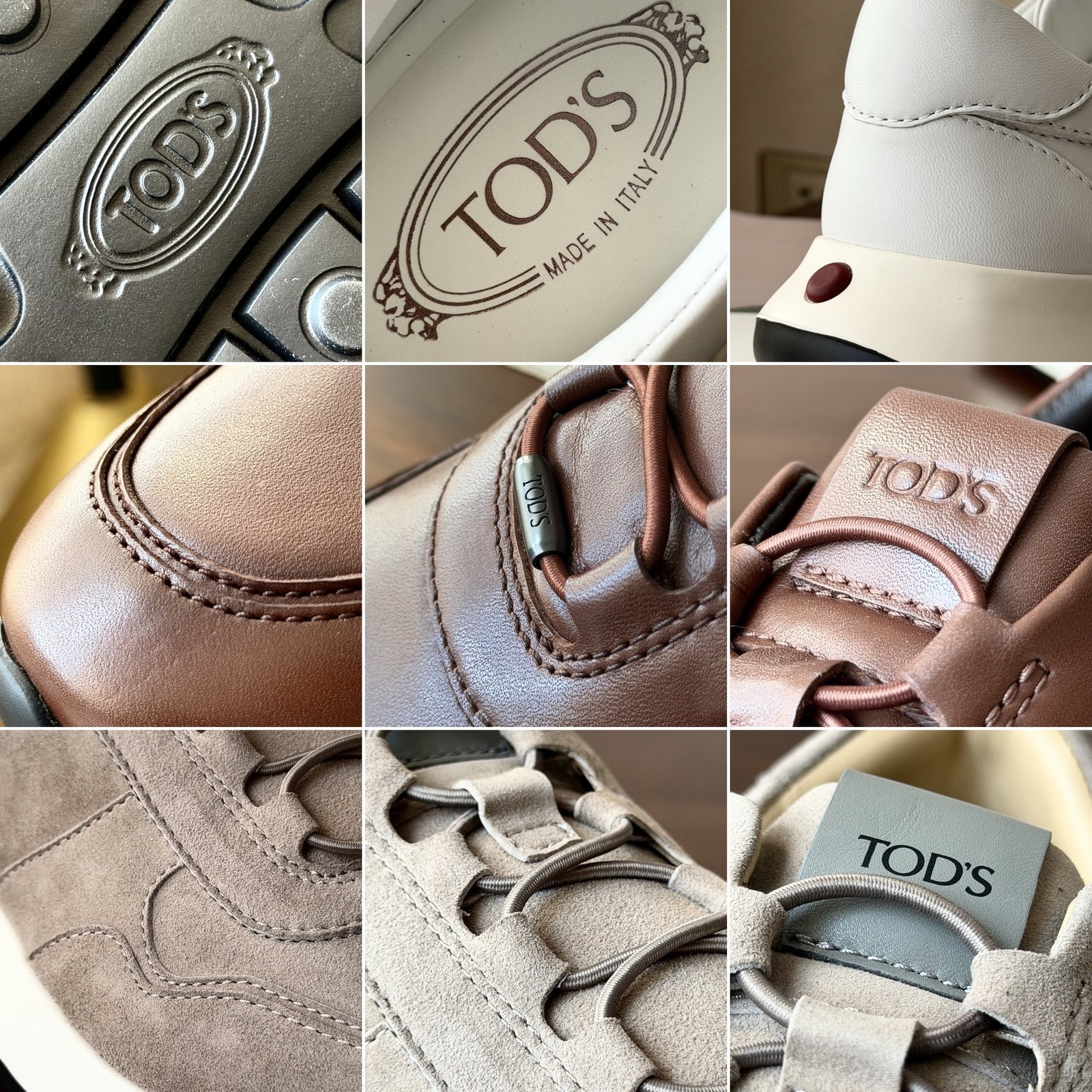 [TOD’S] 토즈 레드 닷 레더 스니커즈