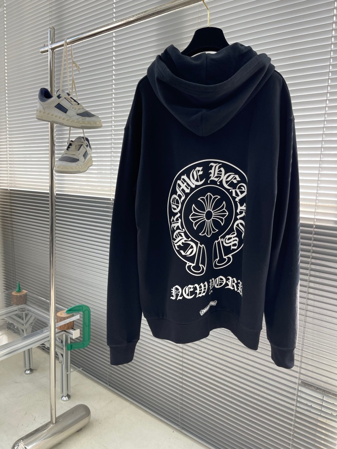 [CHROME HEARTS] 크롬하츠 레터링 프린트 후드 집업