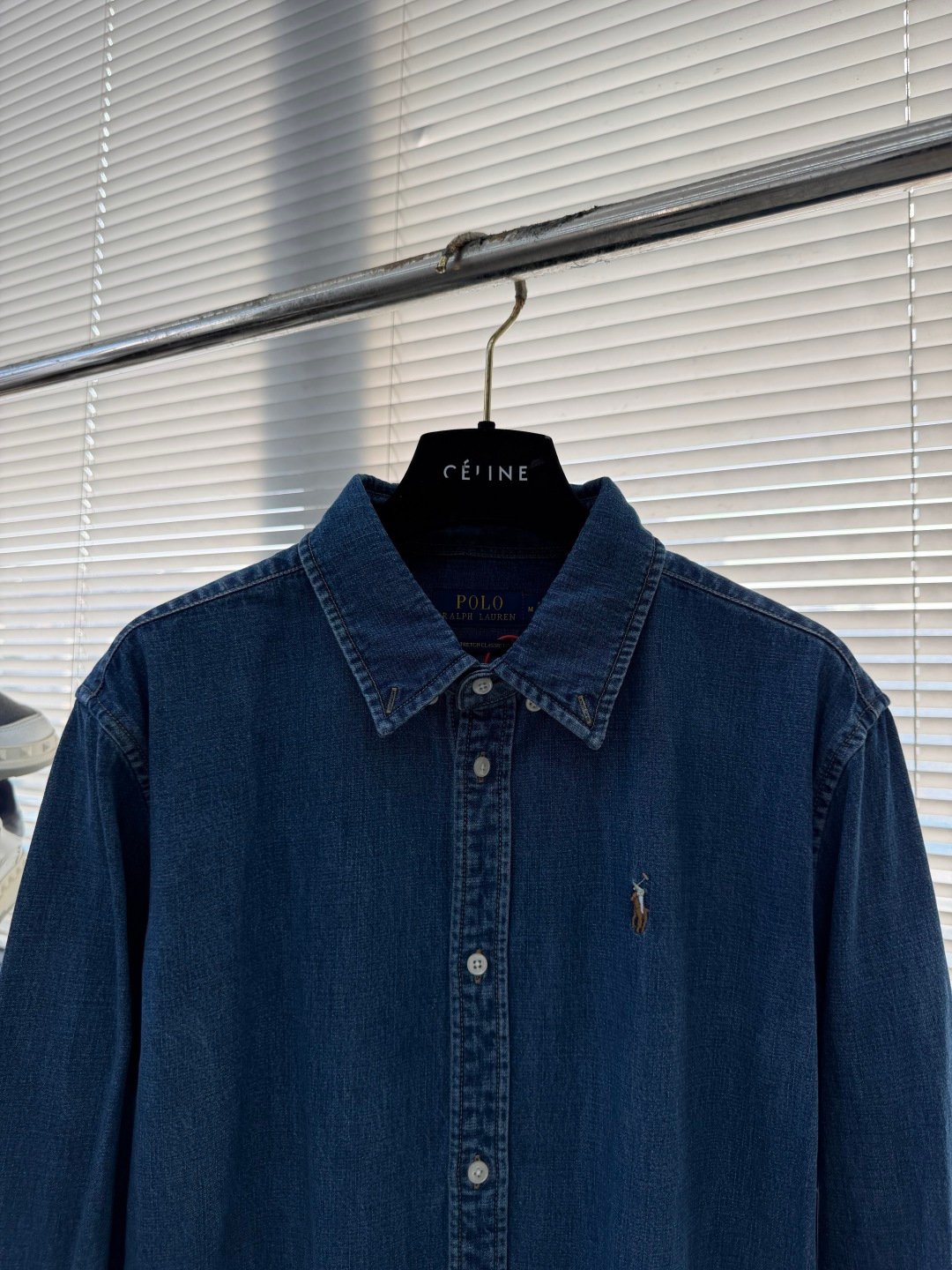 [POLO RALPH LAUREN] 폴로 랄프 로렌 컬러 포니 자수 데님 셔츠