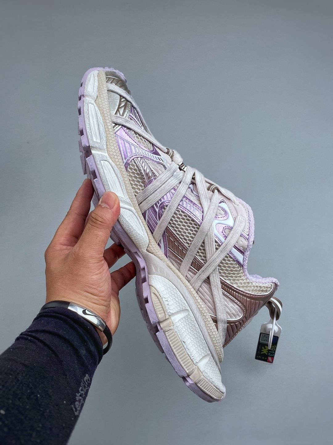 [BALENCIAGA] 발렌시아가 파리 3XL 스파이더맨 메탈릭 스트랩 스니커즈