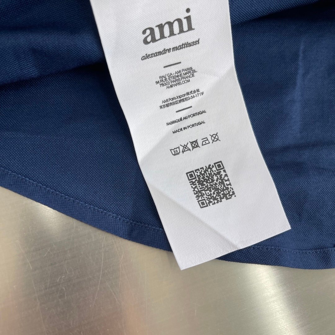 [AMI PARIS] 아미 파리 하트 자수 포켓 옥스퍼드 셔츠