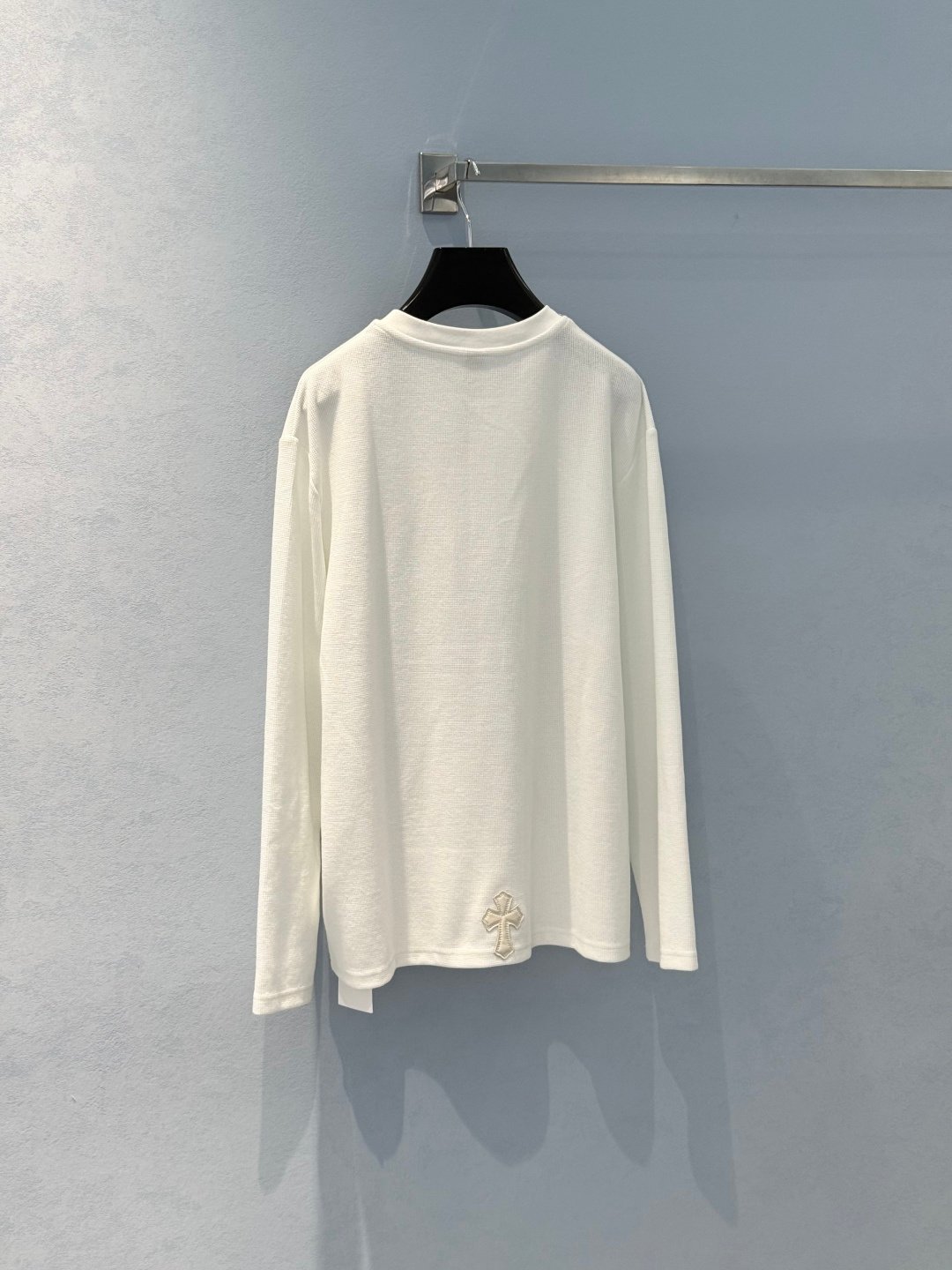 [Chrome Hearts] 크롬하츠 크로스 아플리케 헨리넥 긴팔 티셔츠