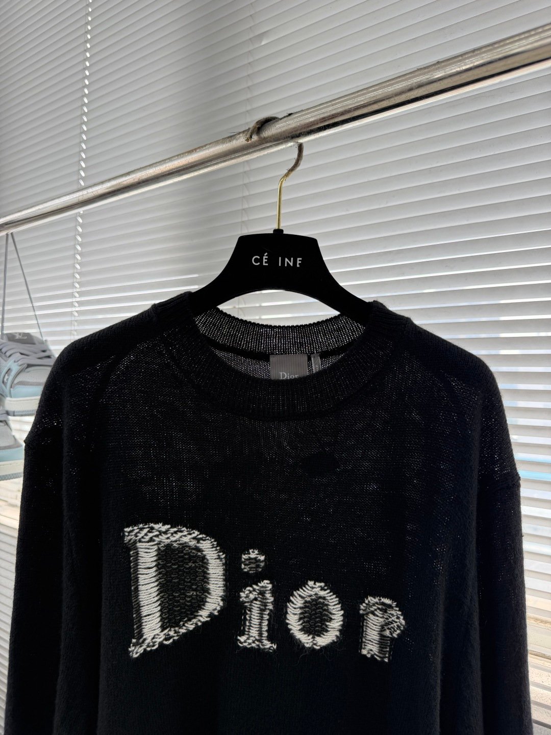 [DIOR] 디올 레터링 로고 자카드 울 니트