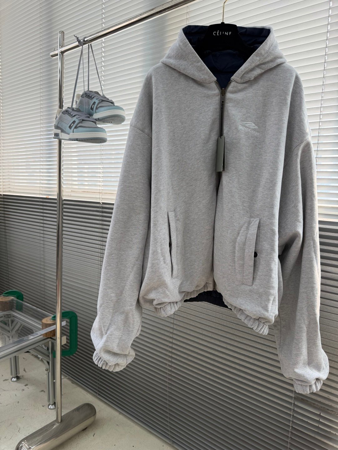 [BALENCIAGA] 발렌시아가 리버서블 후드 집업 재킷