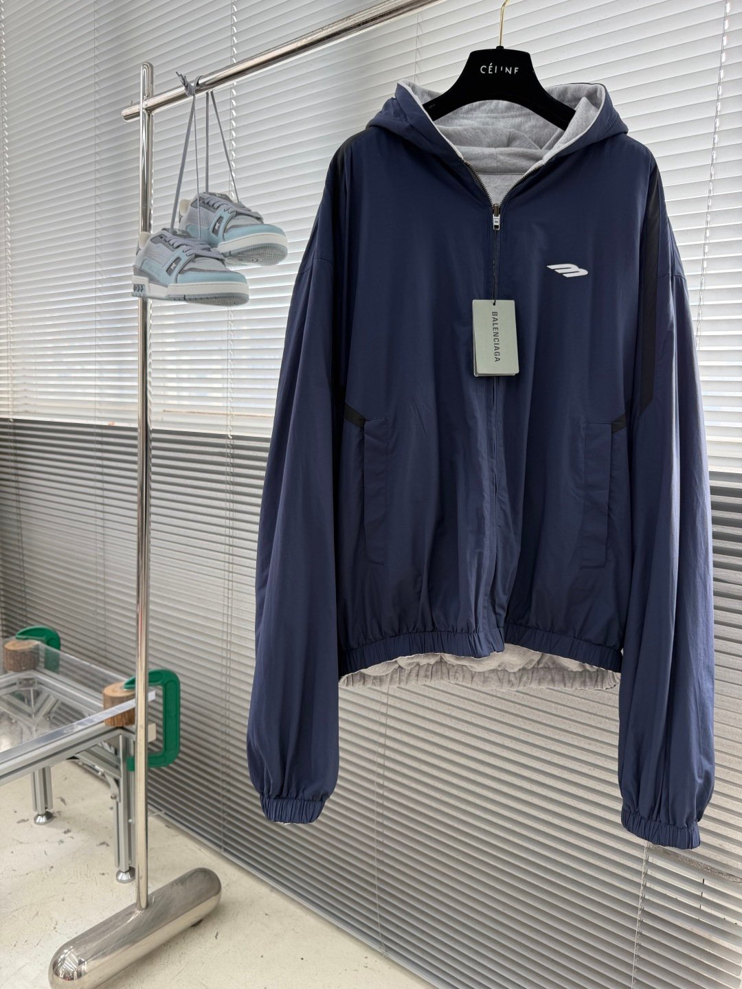 [BALENCIAGA] 발렌시아가 리버서블 후드 집업 재킷