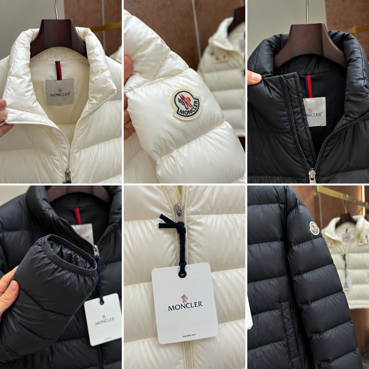 [MONCLER] 몽클레르 로데즈 로고 칼라 다운 재킷