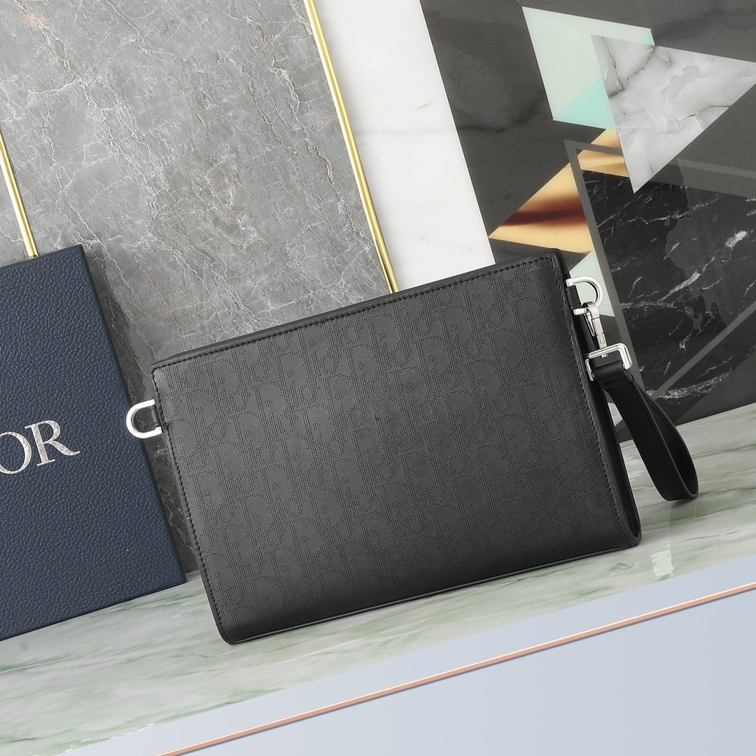 [DIOR] 디올 A5 오블리크 갤럭시 레더 클러치