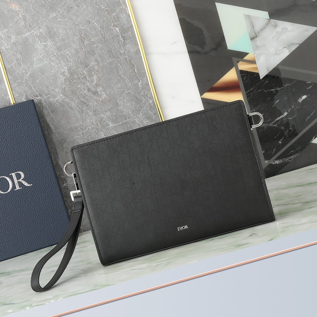 [DIOR] 디올 A5 오블리크 갤럭시 레더 클러치
