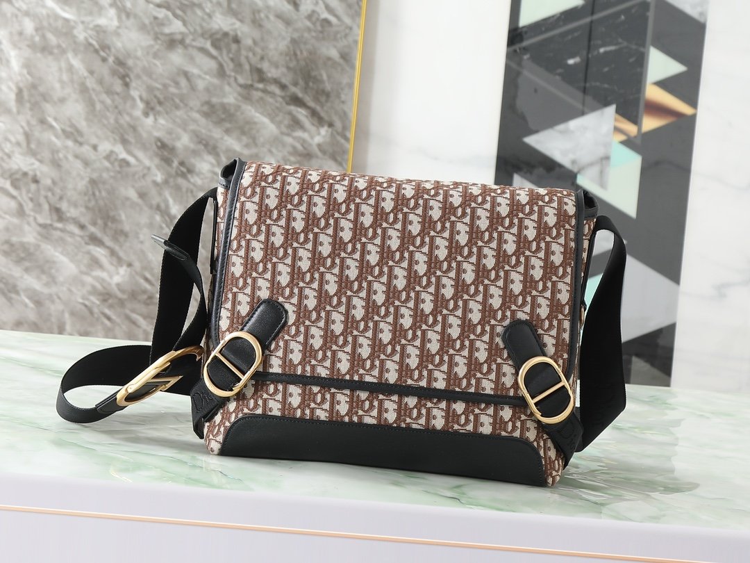 [DIOR] 디올 제트 미디엄 오블리크 자카드 메신저백