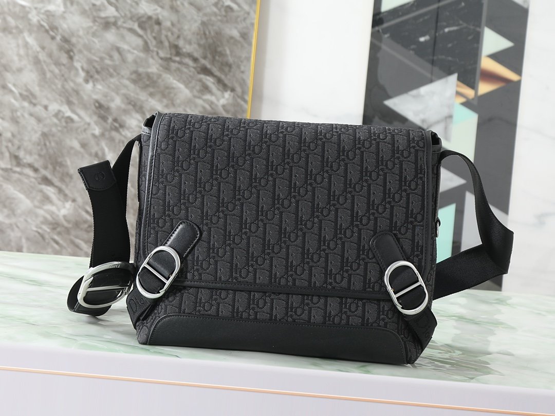 [DIOR] 디올 제트 미디엄 오블리크 자카드 메신저백