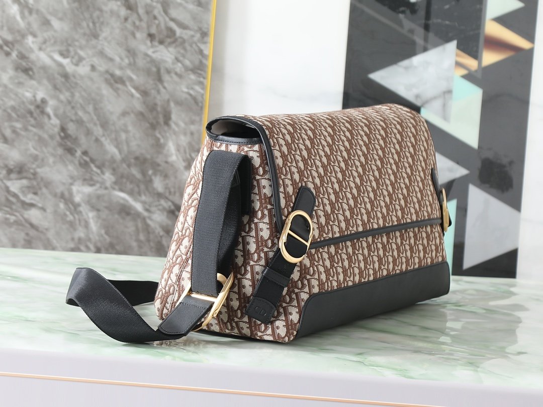 [DIOR] 디올 제트 라지 오블리크 자카드 메신저 백
