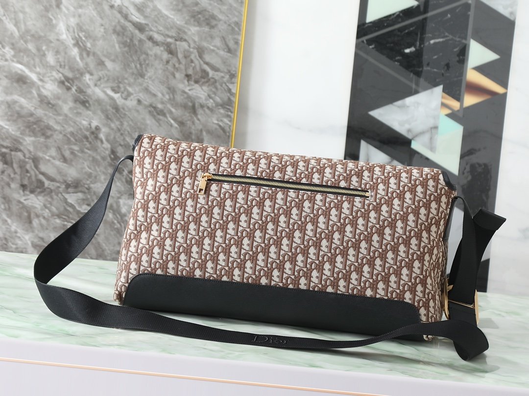 [DIOR] 디올 제트 라지 오블리크 자카드 메신저 백