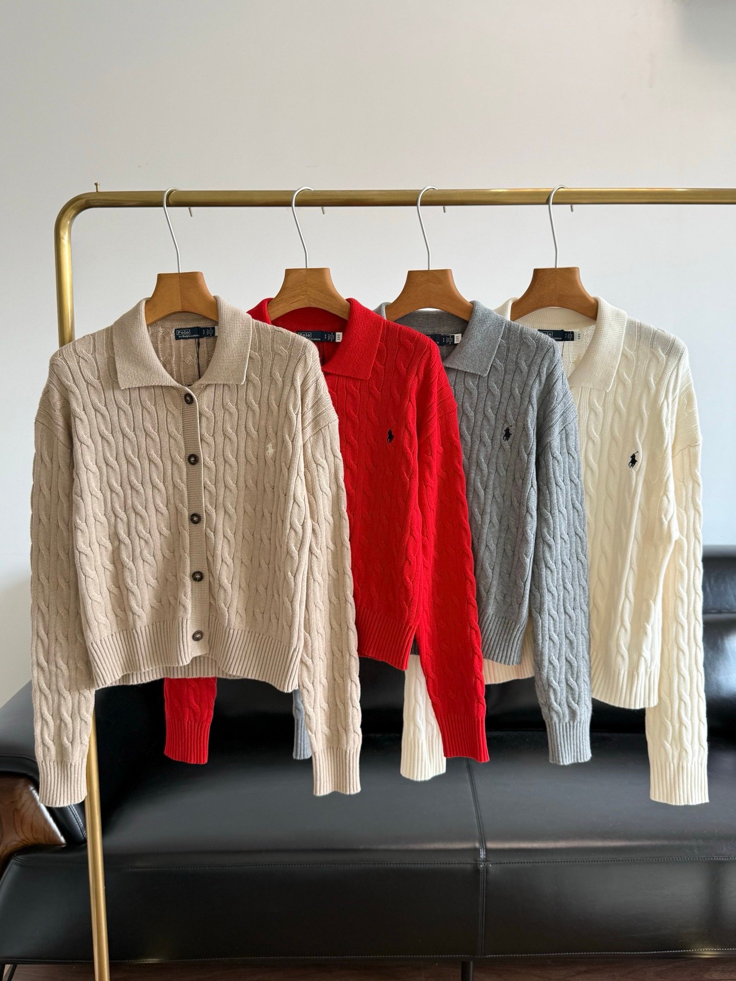 [POLO RALPH LAUREN] 폴로 랄프로렌 케이블 니트 코튼 가디건