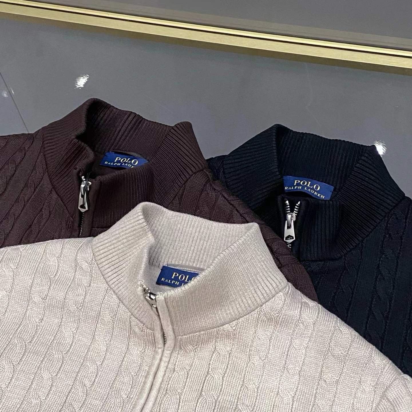[POLO RALPH LAUREN] 폴로 랄프로렌 케이블 니트 집업 가디건