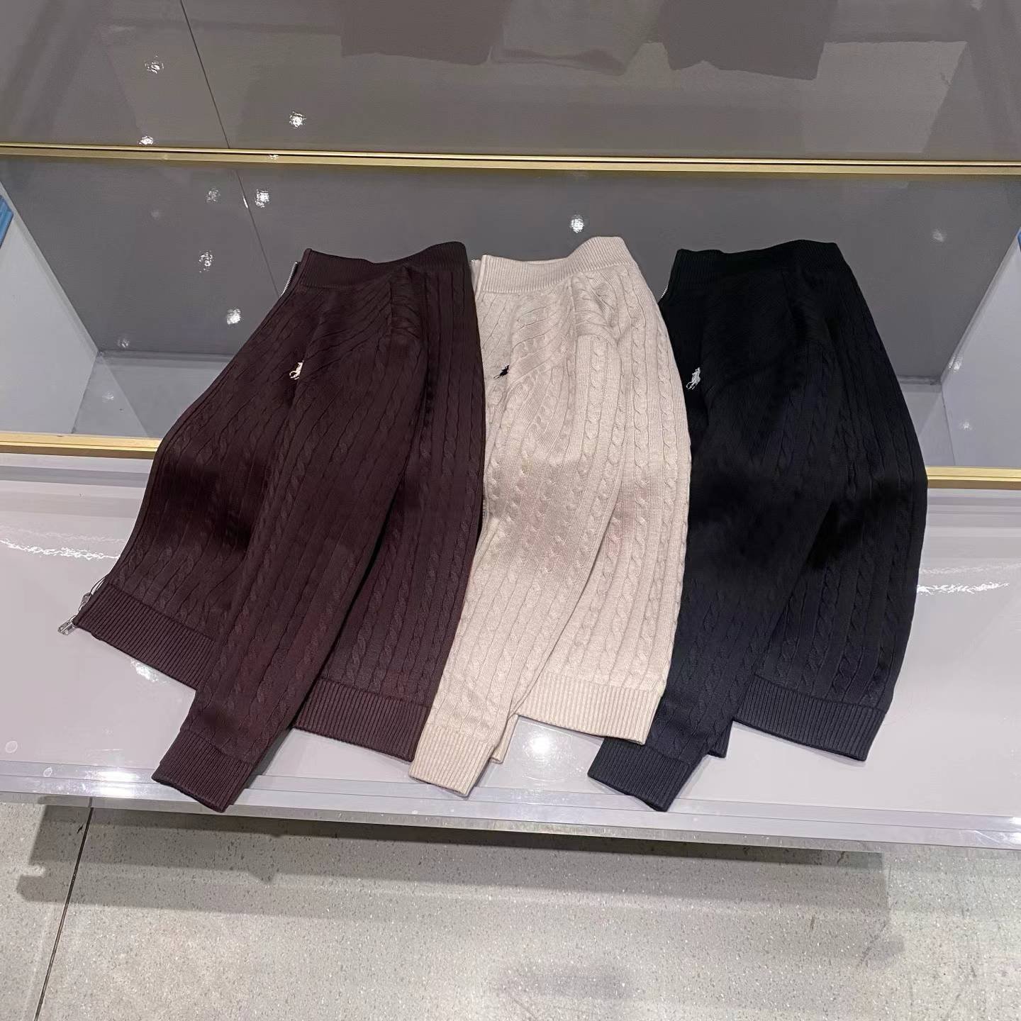 [POLO RALPH LAUREN] 폴로 랄프로렌 케이블 니트 집업 가디건
