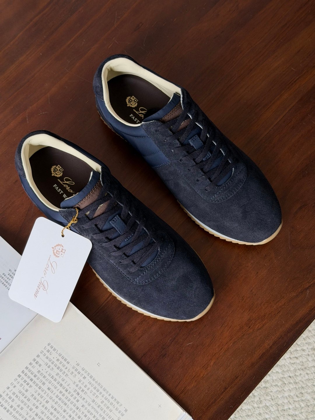 [LORO PIANA] 로로피아나 패스트워크 스웨이드 남성 스니커즈