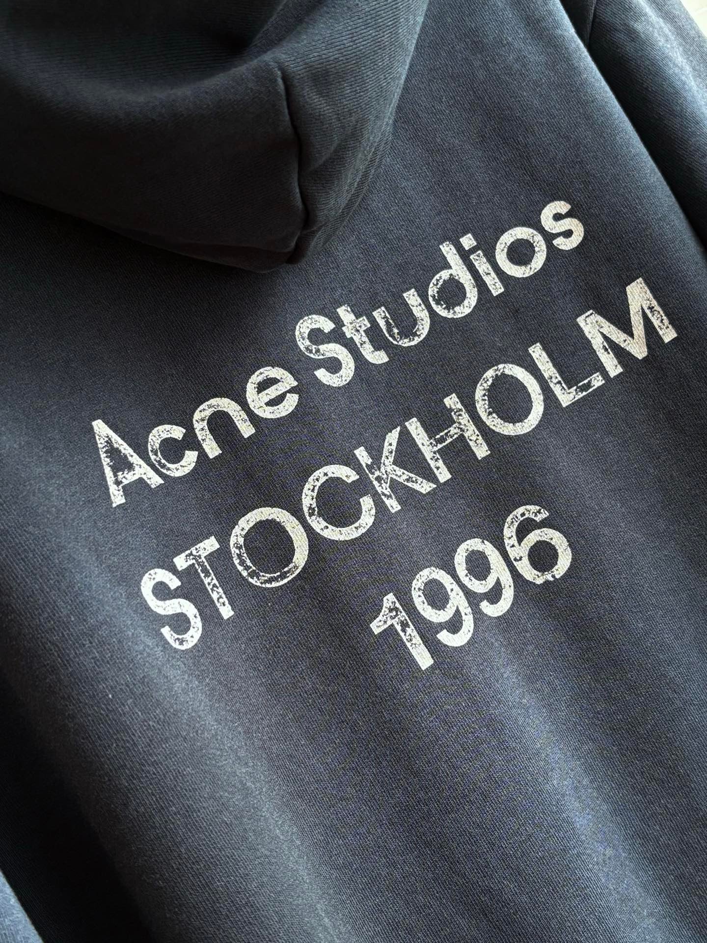 [ACNE STUDIOS] 아크네 스튜디오 1996 로고 워시드 후드 스웨트셔츠