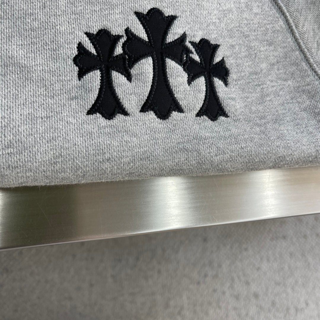 [CHROME HEARTS] 크롬하츠 크로스 패치 로고 후드 스웨트셔츠