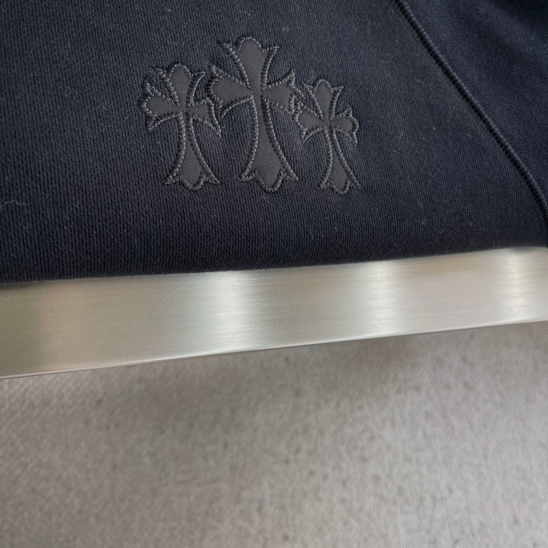 [CHROME HEARTS] 크롬하츠 크로스 패치 로고 후드 스웨트셔츠