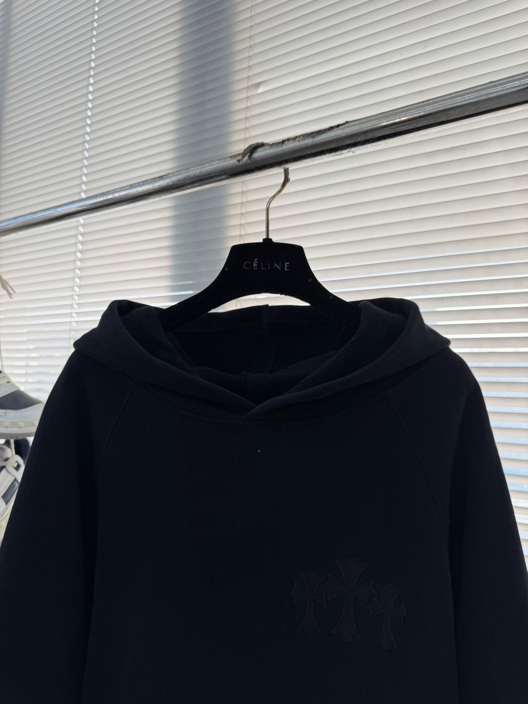 [CHROME HEARTS] 크롬하츠 크로스 패치 로고 후드 스웨트셔츠