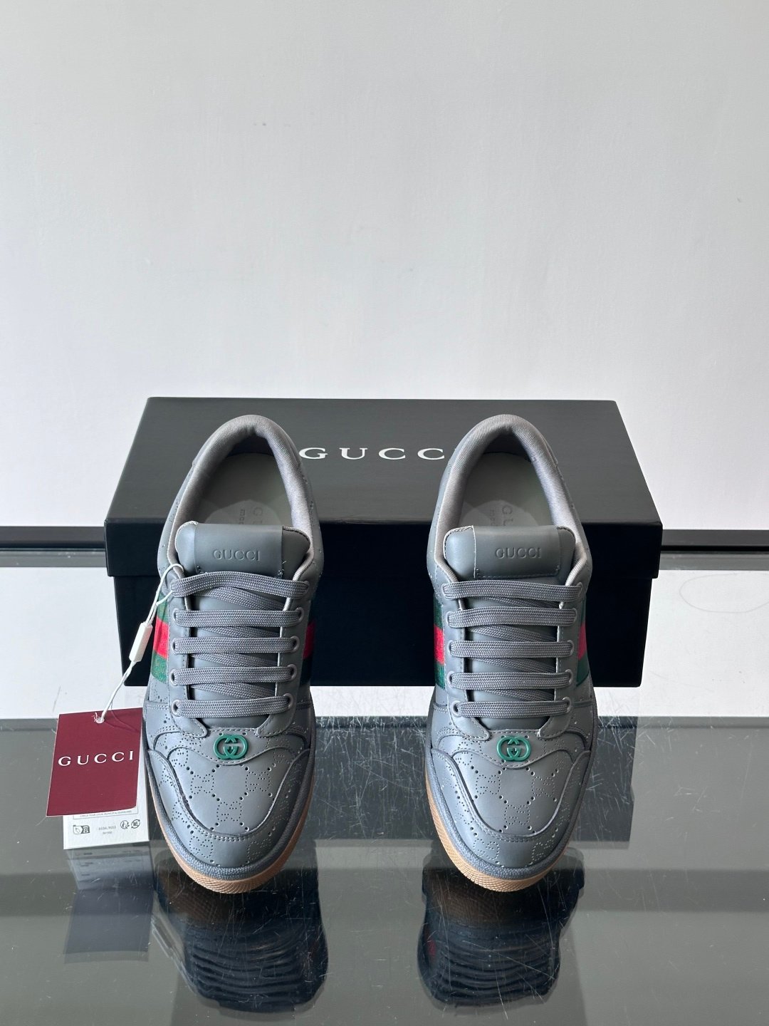 [GUCCI] 구찌 GG 캔버스 레트로 로우탑 스니커즈