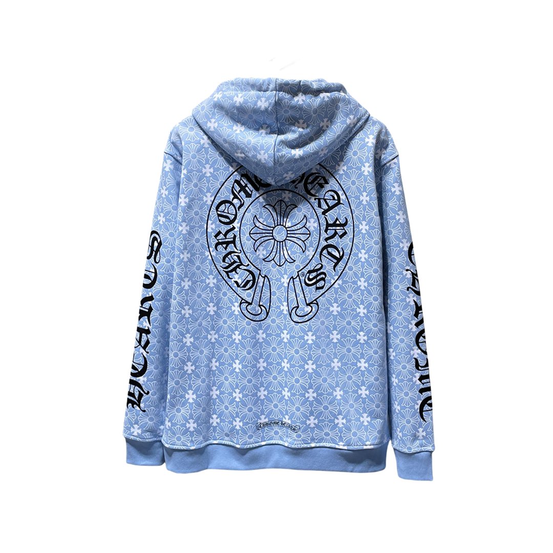 [CHROME HEARTS] 크롬하츠 산스크리트 크로스 올오버 후드 집