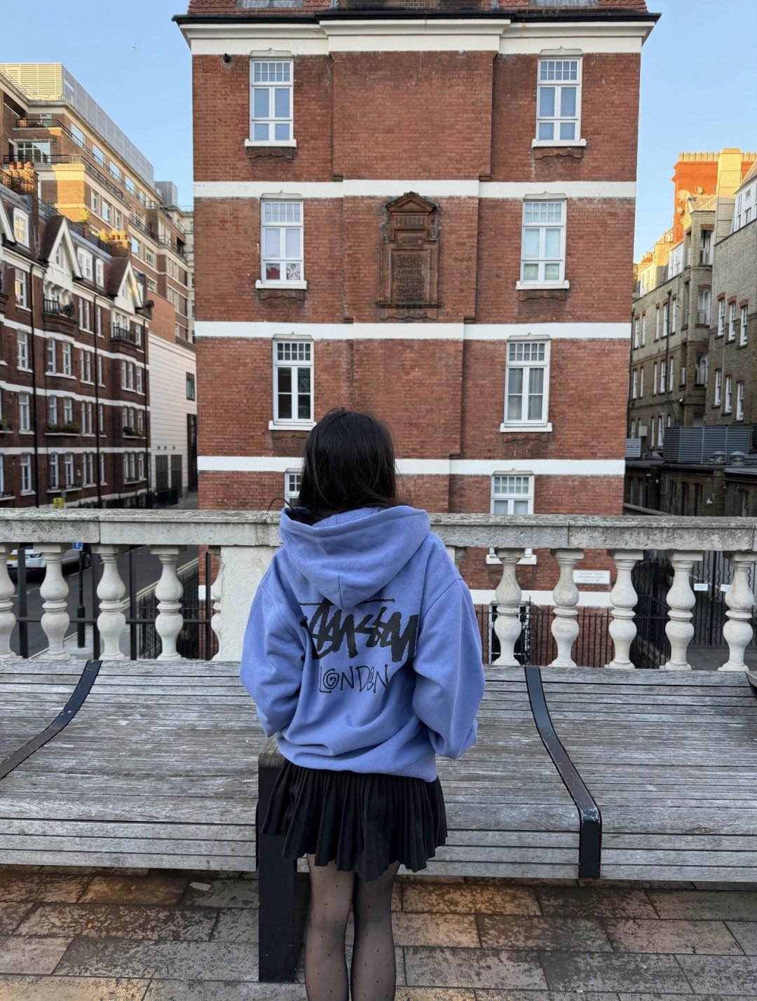 [STUSSY] 스투시 파리 미드나잇 블루 후드 집업