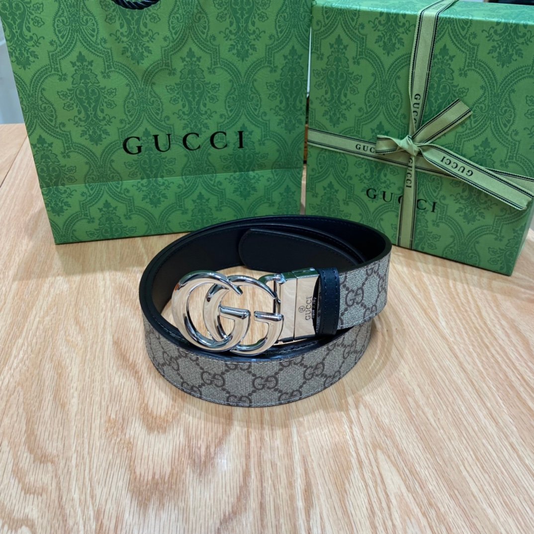 구* GG 수프림 더블 G 벨트
