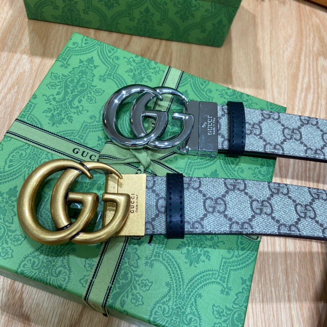 구* GG 수프림 더블 G 벨트