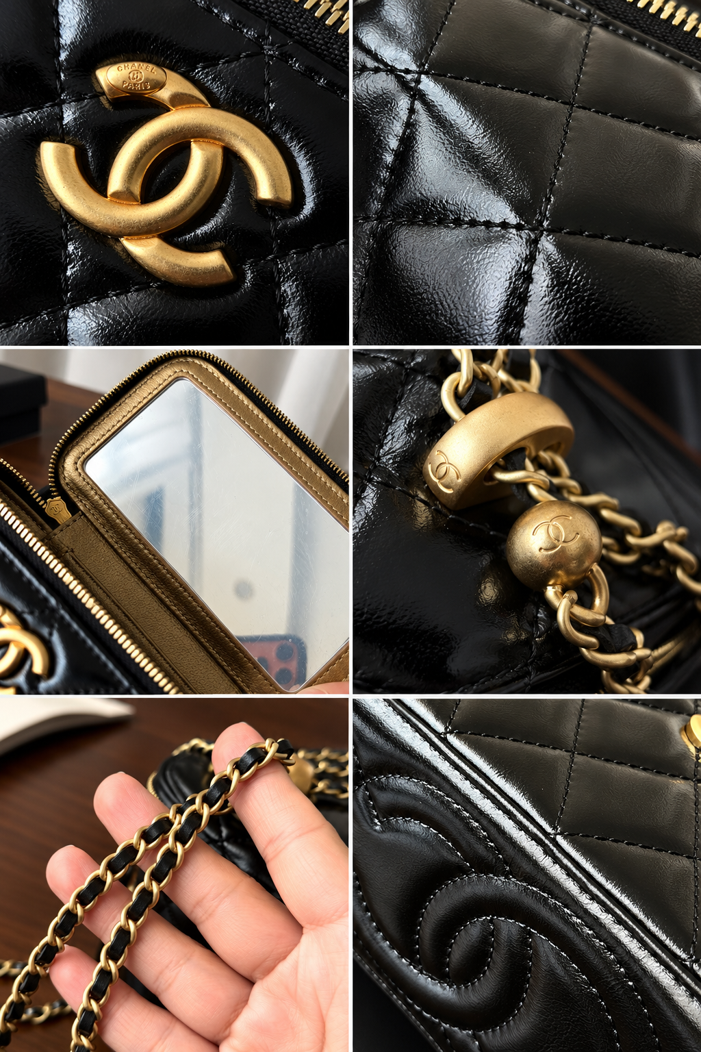 [CHANEL] 샤넬 25SS 체인 코스메틱 케이스