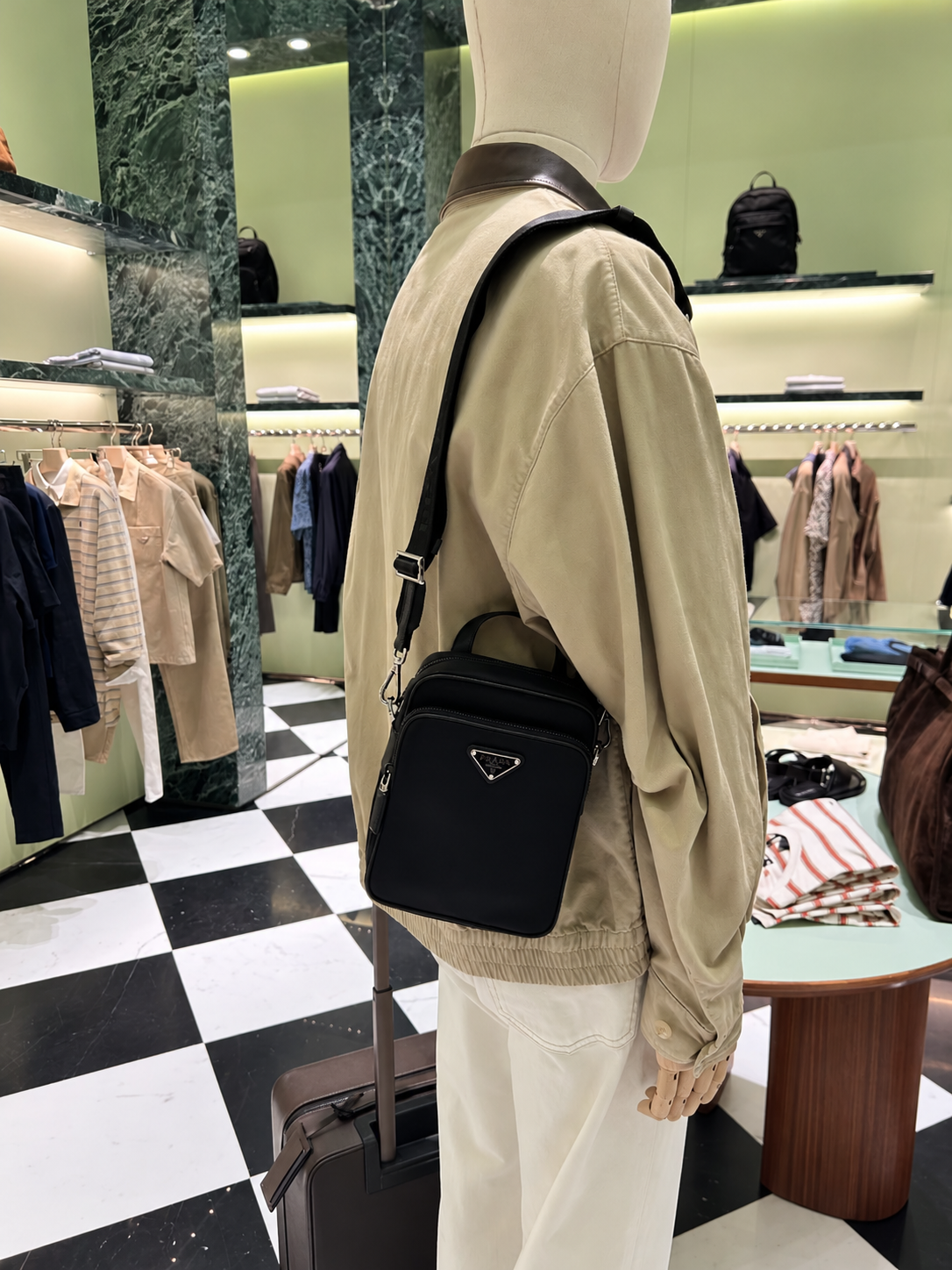 [PRADA] 프라다 리나일론 미니 크로스백
