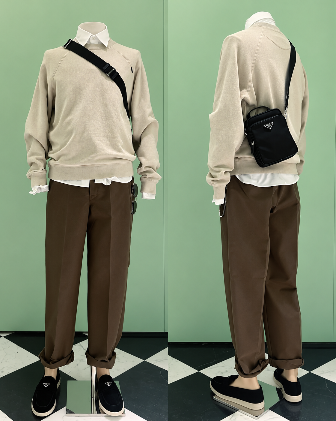 [PRADA] 프라다 리나일론 미니 크로스백