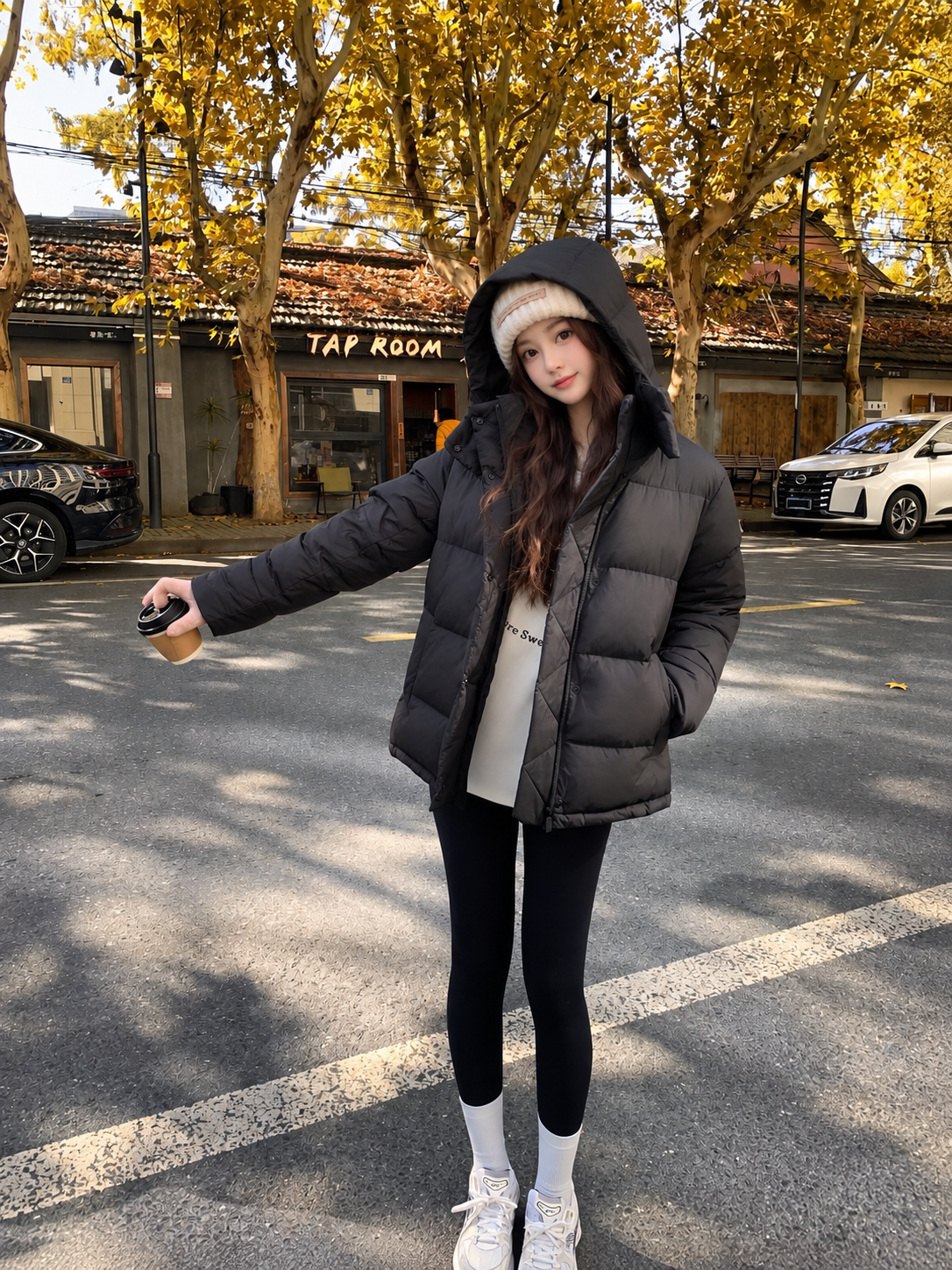[lululemon] 룰루레몬 후드 구스다운 패딩 재킷