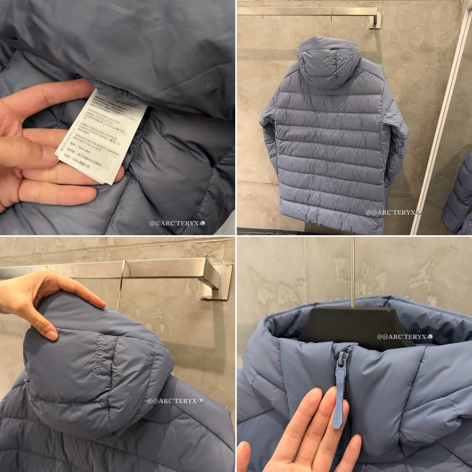 [ARC’TERYX] 아크테릭스 THORIUM Hoody 750 필파워 구스다운 재킷
