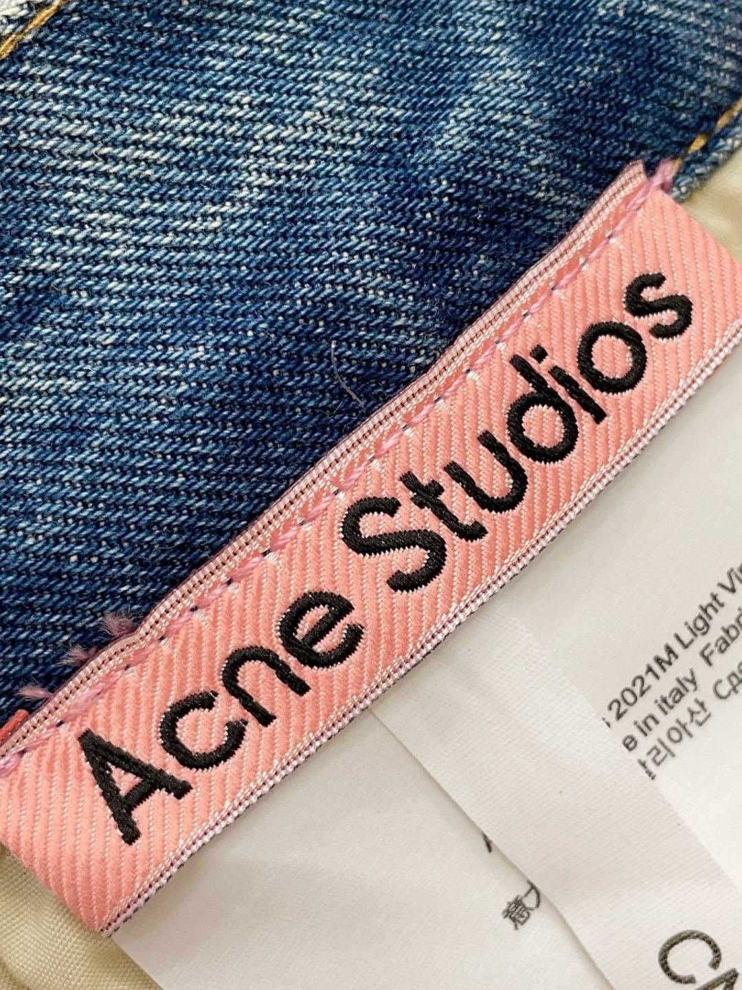 [ACNE STUDIOS] 아크네 스튜디오 워시드 와이드 데님 팬츠