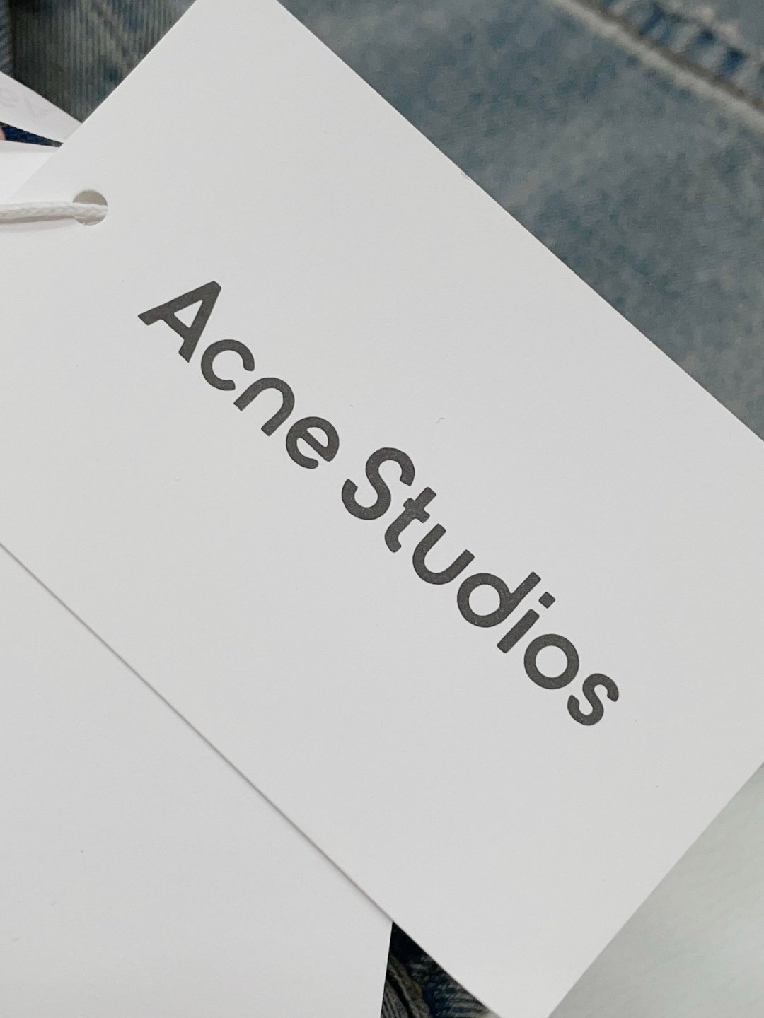 [ACNE STUDIOS] 아크네 스튜디오 워시드 와이드 데님 팬츠