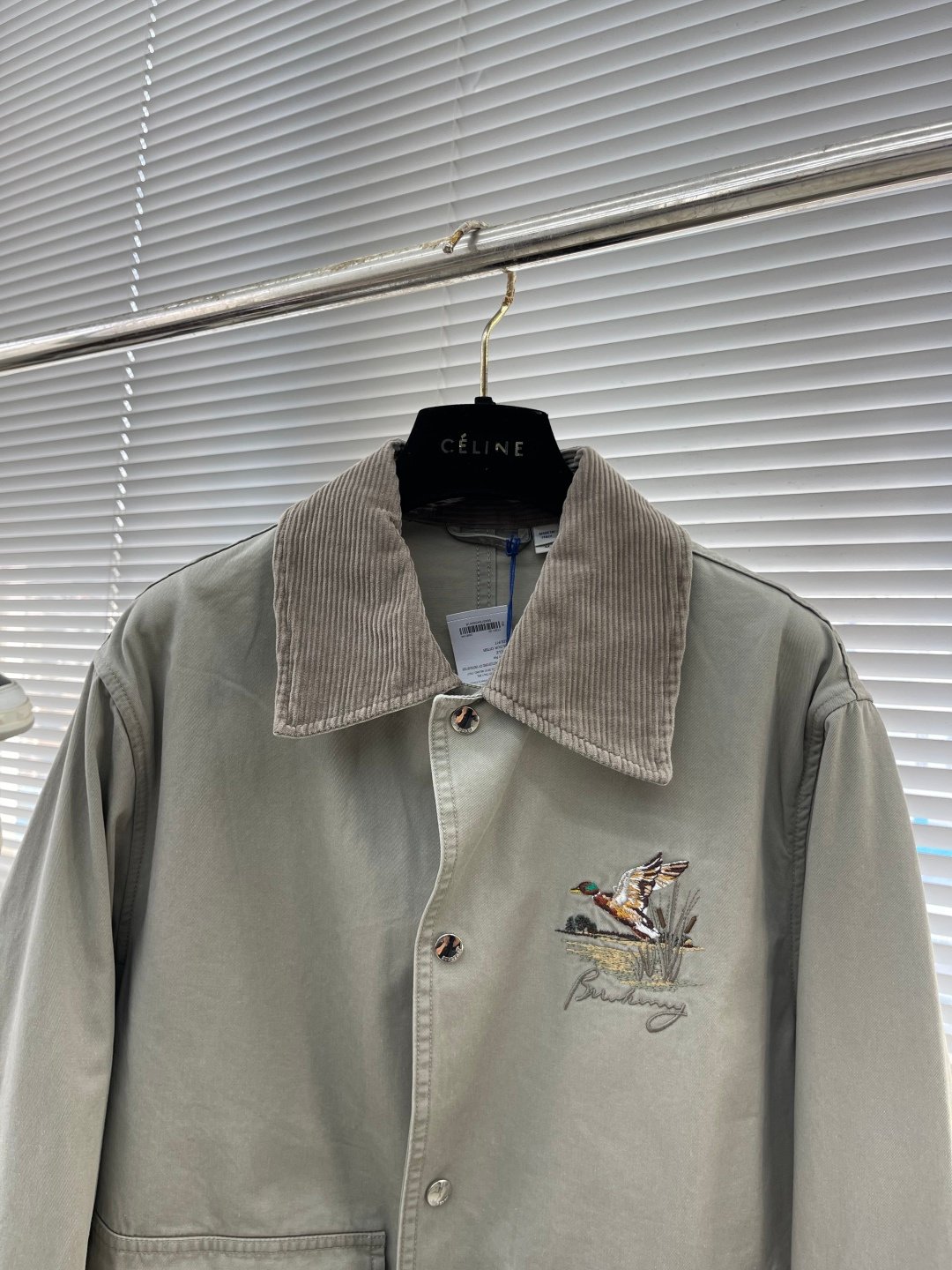 [BURBERRY] 버버리 플라잉 버드 엠브로이더리 개버딘 재킷