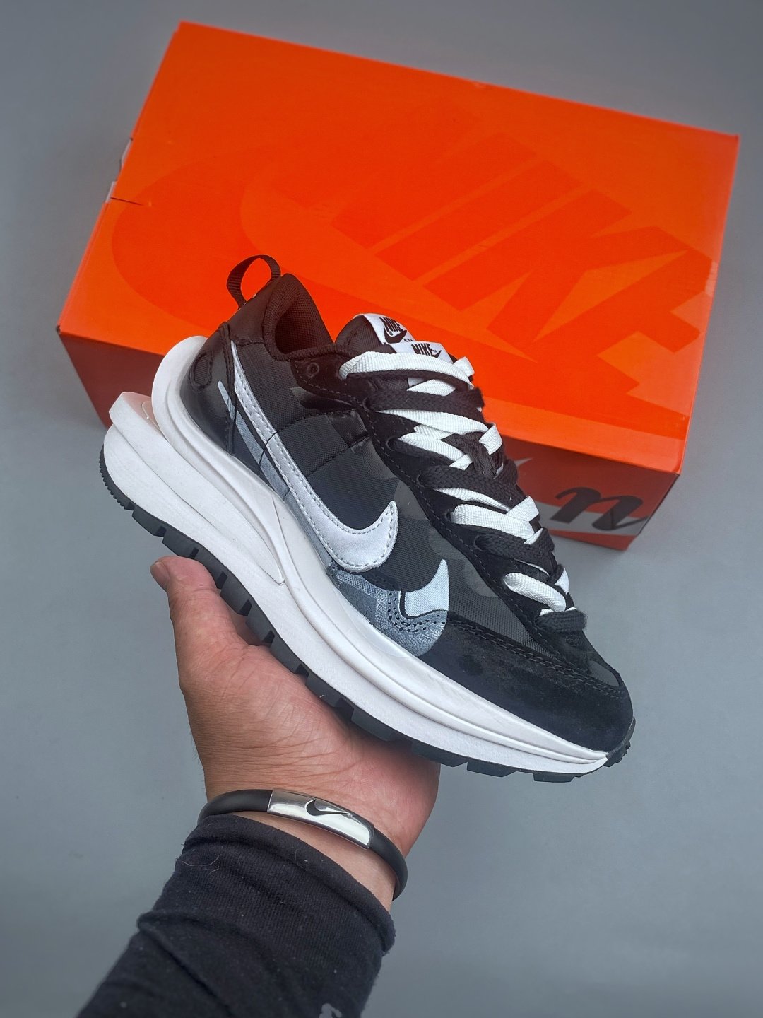 [NIKE X SACAI] 나이키 X 사카이 베이퍼와플 블랙