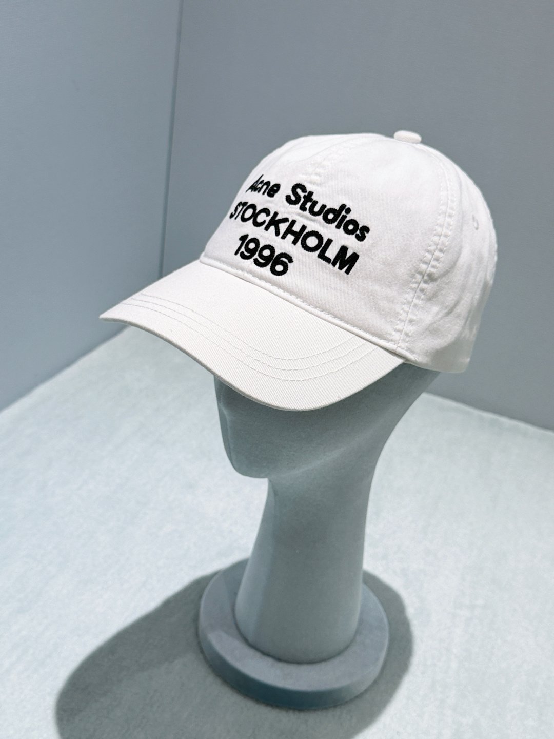 [ACNE STUDIOS] 아크네 스튜디오 워시드 로고 베이스볼 캡