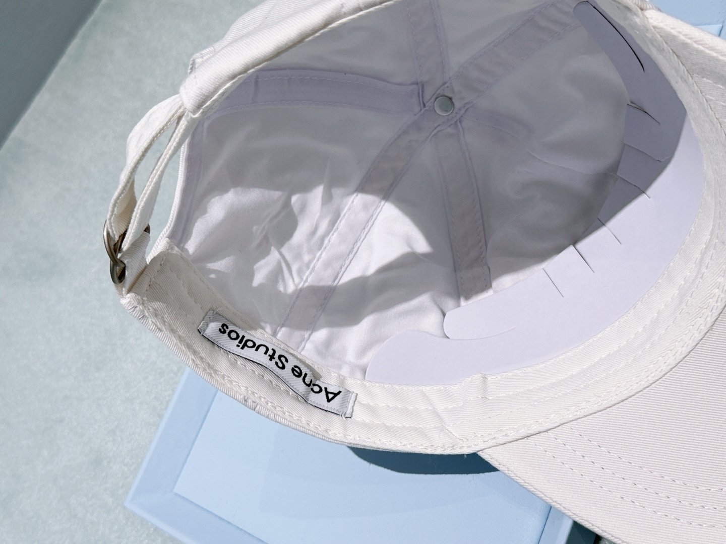 [ACNE STUDIOS] 아크네 스튜디오 워시드 로고 베이스볼 캡