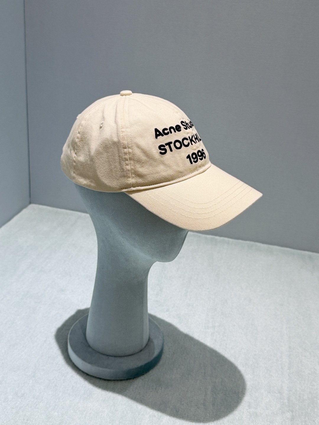 [ACNE STUDIOS] 아크네 스튜디오 워시드 로고 베이스볼 캡