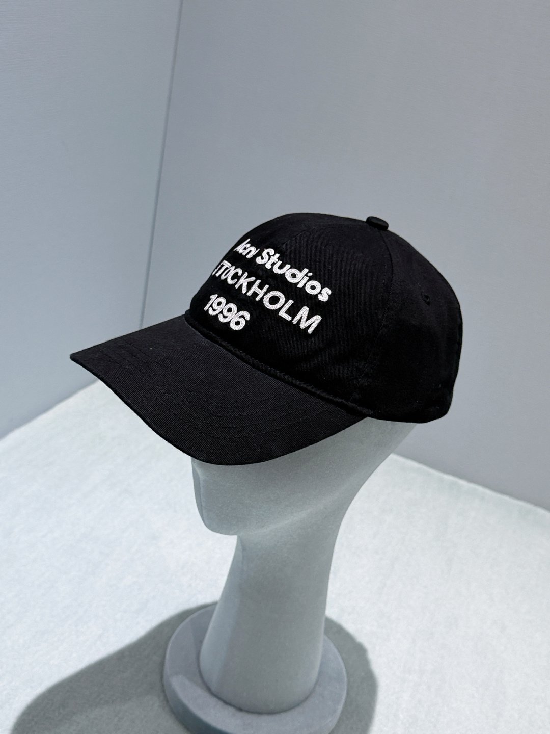 [ACNE STUDIOS] 아크네 스튜디오 워시드 로고 베이스볼 캡