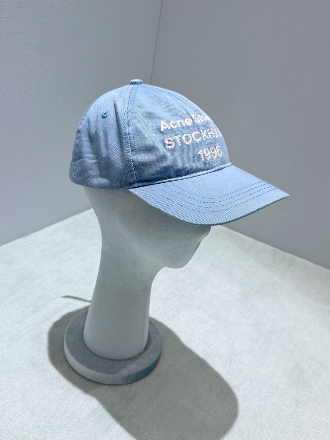 [ACNE STUDIOS] 아크네 스튜디오 워시드 로고 베이스볼 캡