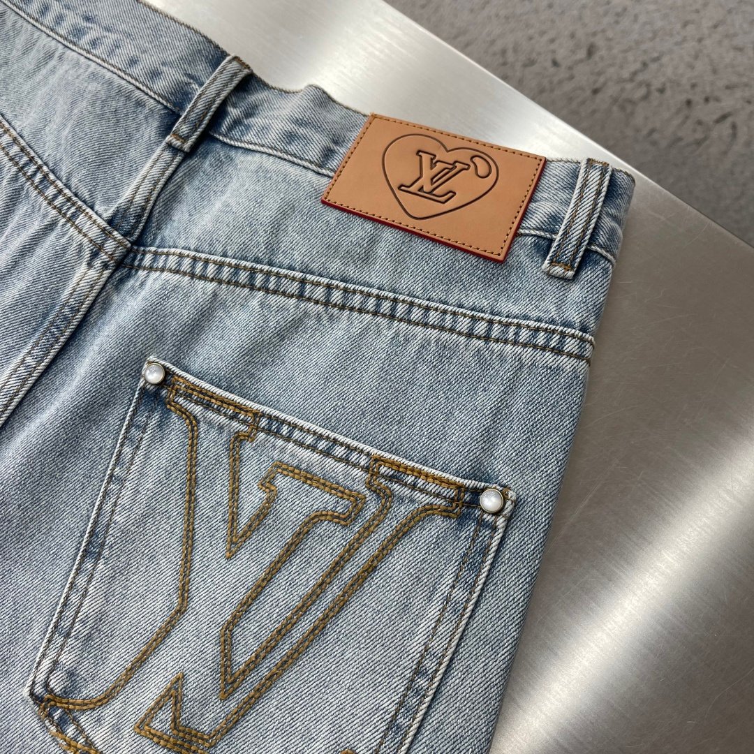 [LOUIS VUITTON] 루이비통 CVD 스케이트 데님 팬츠